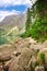 Beautiful lake and mountain view, tatry poland