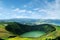 Beautiful lake of Sete Cidades, Azores, Portugal Europe