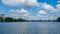 A beautiful lake Sloterplas, in the west of Amsterdam, Netherlands