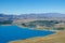 Beautiful Lake Tekapo view from the summit of Mount John