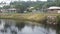 Beautiful lake in tropical Queensland at Clinton, Gladstone, QLD, Australia