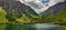 Beautiful lake view, Domail Valley, Northern Pakistan