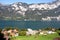 Beautiful Lake Walensee in Switzerland