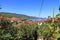 Beautiful lakeshore landscape at lake ohrid (near Lin village), Albania