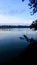 Beautiful lakeshore at upternoon Gintung Rempoa Ciputat raya