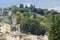 Beautiful landscape from above, a panorama of the historical view of Florence from the point of Boboli gardens