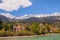 Beautiful landscape across Inn River,Innsbruck, Austria