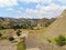 Beautiful landscape aerial view at Savana purukambera, Sumba island