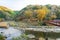 Beautiful landscape in autumn at Korankei, Japan