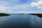 beautiful landscape of the bay waters of the island of Balang, East Kalimantan, Indonesia