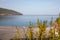 Beautiful landscape of the beach in the Kiparissi Lakonia village, Peloponnese, Zorakas Bay, Greece