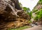 Beautiful landscape bottom tier of Chegem waterfalls