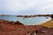 Beautiful landscape of Cala Pregonda, beach located in the island of Menorca