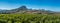 Beautiful landscape of Cape Winelands, wine growing region in South Africa