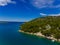 Beautiful landscape of Dalmatian coast Croatian