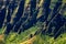 Beautiful landscape detail of Na Pali cliffs, Kauai