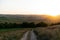 Beautiful landscape in the foothills