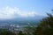 Beautiful landscape Fujiyama and city Fujikawaguchiko view from the top of the mountain Tenjo-Yama, Japan