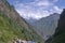 Beautiful Landscape of Green Mountain in Himachal Pradesh