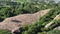 Beautiful landscape greenery and rocky. top view