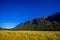 Beautiful landscape of high mountain glacier at milford sound, in south island in New Zealand