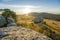 Beautiful landscape with huge monolith rock in Eswatini, Africa