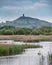 Beautiful landscape image of Glastonbury Tor in Somerset during Spring dawn over the Levels