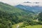 Beautiful landscape with izvorul muntelui lake at hydroelectric dam in Transylvania A view of Bicaz Dam in Romanian Carpathians