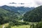 Beautiful landscape with izvorul muntelui lake at hydroelectric dam in Transylvania A view of Bicaz Dam in Romanian Carpathians