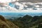 Beautiful landscape of La India Dormida Mountains and Anton Valley, Panama.