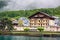 Beautiful Landscape of Lake Brienz and Old Town Interlaken, Switzerland., Cityscape Scenery and Architecture Building of Swiss