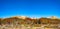 Beautiful landscape of lenga forest, mountains at Tierra del Fuego National Park, Patagonia