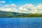 Beautiful landscape with Loch Lomond lake in Luss, Argyll&Bute in Scotland, UK