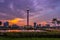 Beautiful landscape of Medan Merdeka Square or National Monument Monas, Jakarta