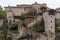 Beautiful landscape of monasteries and rocks of Meteora