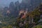 Beautiful landscape of monasteries and rocks of Meteora