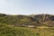 Beautiful landscape in Montenegro with fresh grass and beautiful peaks. Durmitor National Park in Montenegro