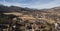 Beautiful landscape of mountains, view at Zakopane from the top of Gubalowka