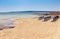 Beautiful landscape near of Nissi beach and Cavo Greco in Ayia Napa, Cyprus island, Mediterranean Sea. Amazing blue green sea and