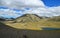 Beautiful landscape in New Zealand with lake Tennyson and mountains. Molesworth station, South Island