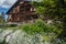 Beautiful landscape of an old house in Haute Savoie, France