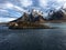 The beautiful landscape outside Svolvaer in Lofoten, Norway.