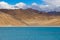 Beautiful landscape of Pangong lake, highest salt lake in the world, Leh, Ladakh, India