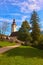 Beautiful landscape photo of Ancient John the Baptist Church near Bohinj lake. Popular travel destination in Slovenia.