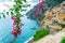 Beautiful Landscape with Positano town at famous amalfi coast, Italy