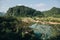 beautiful landscape with river and mountains in Phong Nha Ke Bang National