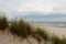 Beautiful landscape with the sand dunes at Sandhammaren beach in Sweden