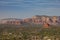 Beautiful landscape saw from the Sedona Airport Scenic Lookout