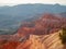 Beautiful landscape saw from Sunset View Overlook of Cedar Breaks National Monument