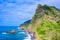 Beautiful landscape scenery of Madeira Island - View from Miradouro de Sao Cristovao in the Northern coastline, Sao Vicente area